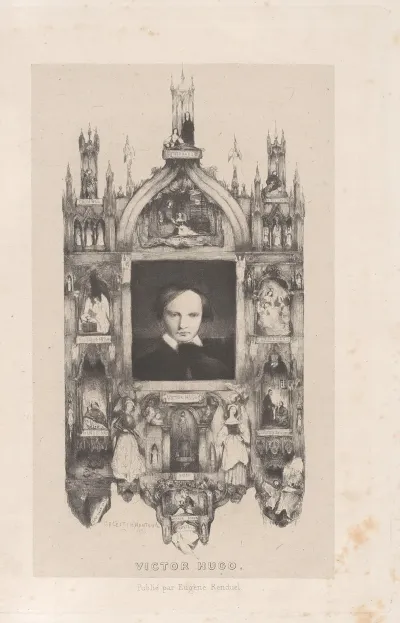 Portrait Of Victor Hugo