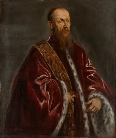 Portrait Of Vincenzo Morosini 1511 1588