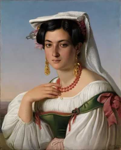 Portrait Of Vittoria Caldoni
