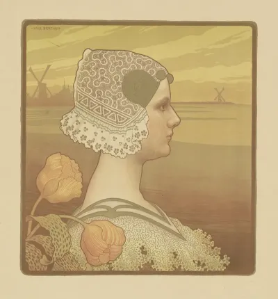 Portrait Of Wilhelmina Queen Of The Netherlands