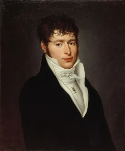 Portrait Presume De Jean Elleviou 1769 1842 Premier Chanteur A Lopera Comique