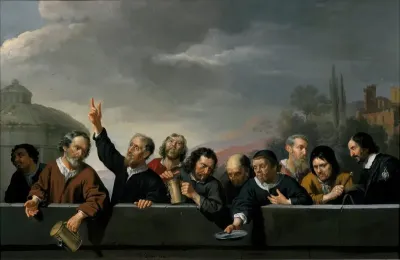 Portraits Of The Inhabitants At St Jobsgasthuis In Utrecht