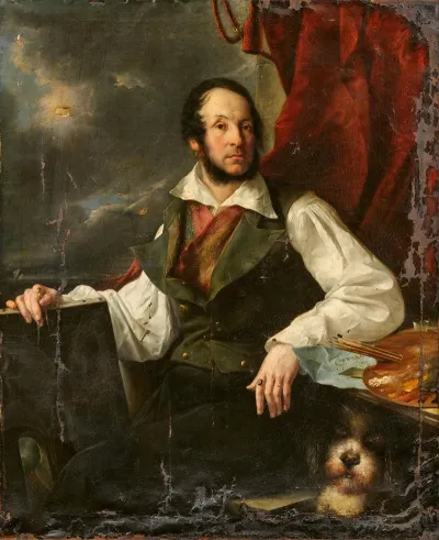 Portrat Des Malers Antonio De Pian