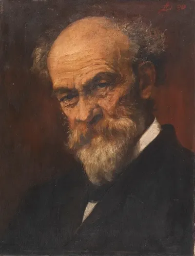 Portrat Des Malers Jakob Grunenwald 1821 1896