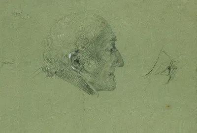 Portratstudie Zur Heimkehr Des Landwehrmannes 1820