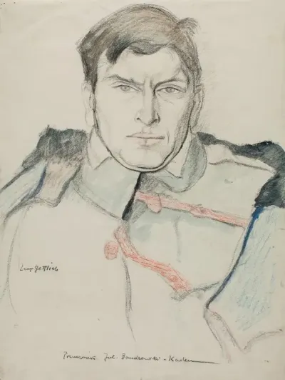 Portret Juliusza Kaden Bandrowskiego Porucznika Legionow Polskich