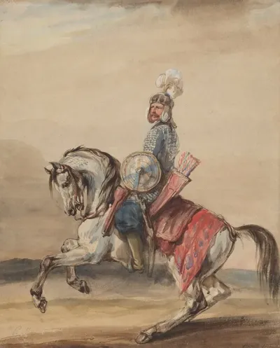 Portret Konny Hetmana Stanislawa Jana Jablonowskiego 1634 1702