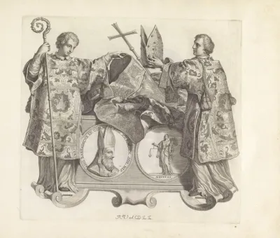 Portret Van Angelo Barbarigo En Twee Diakens