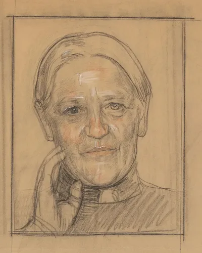 Portret Van Barendina Hermina Muhring