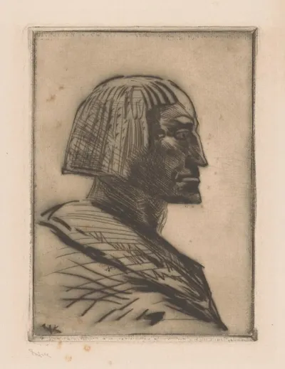 Portret Van Een Egyptische Man