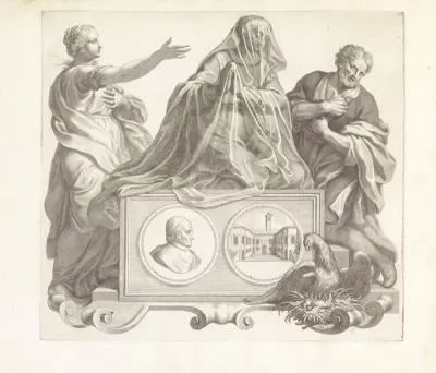 Portret Van Een Lid Van De Familie Barbarigo En De Personificaties Berouw Van Zonden En Meditatie