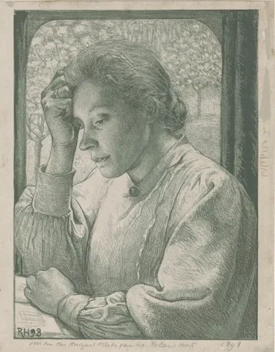 Portret Van Henriette Roland Holst Van Der Schalk