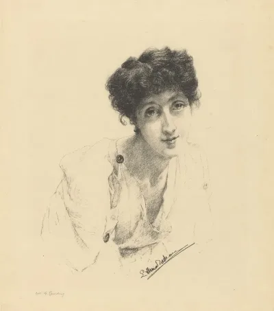Portret Van Laura Theresa Alma Tadema