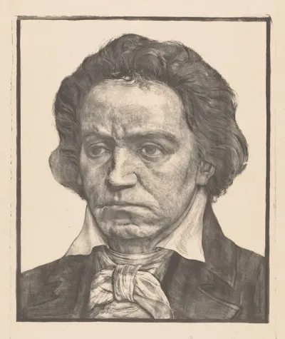 Portret Van Ludwig Van Beethoven 2