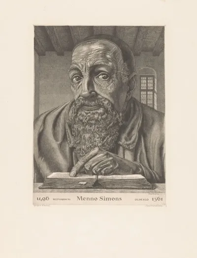 Portret Van Menno Simons