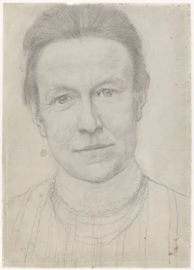 Portret Van Mevrouw J H Derkinderen Besier