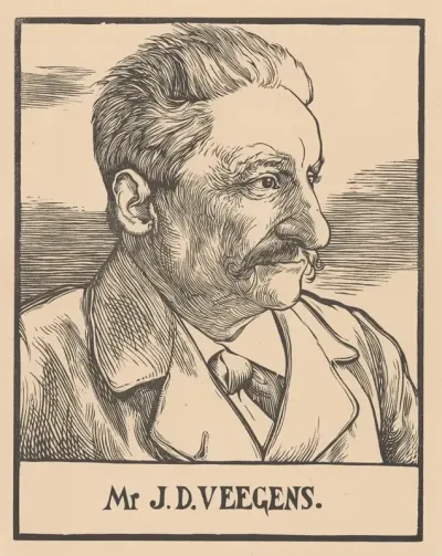 Portret Van Mr J D Veegens