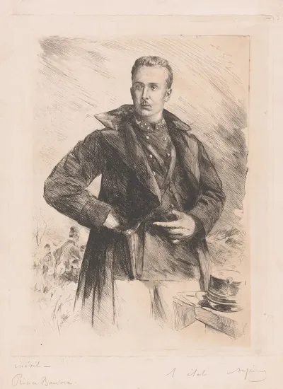 Portret Van Prins Boudewijn Van Belgie