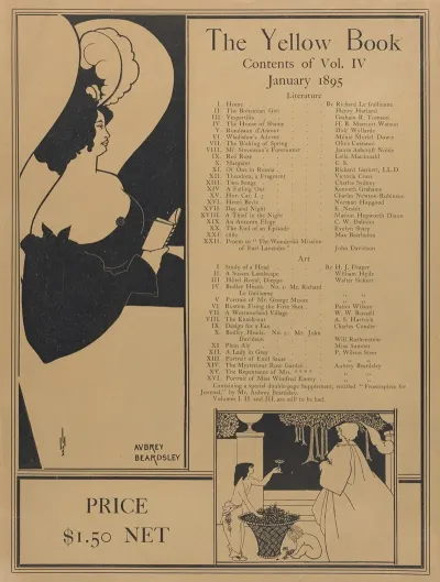 Poster For The Yellow Book Volume Iv