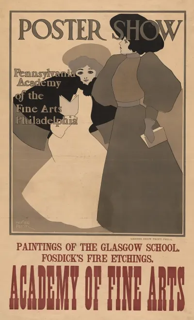 Poster Show Pennsylvania Academy Of The Fine Arts Philadelphia