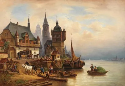 Postkutsche Im Pommerschen Hafen 2