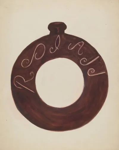Pottery Bottle 2