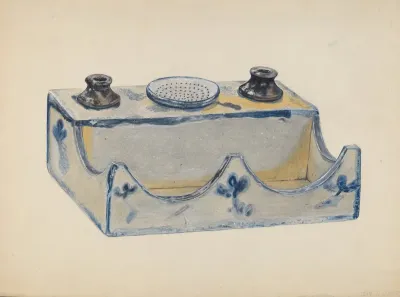 Pottery Ink Stand