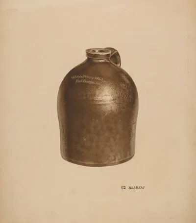 Pottery Milk Jug