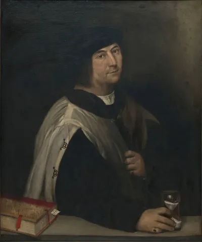 Prelate With An Hourglass