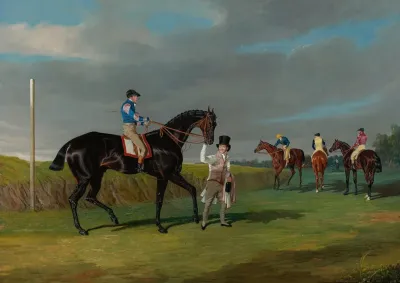 Preparing To Start For The Doncaster Gold Cup