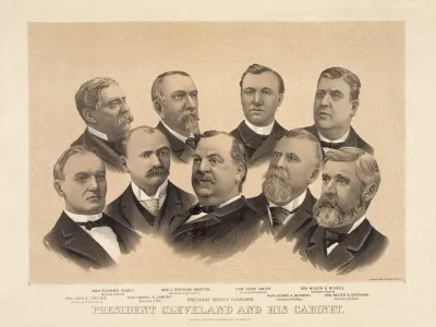 President Cleveland And His Cabinet 3