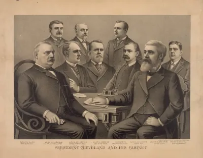 President Cleveland And His Cabinet 4