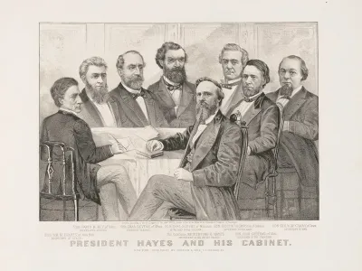 President Hayes And His Cabinet