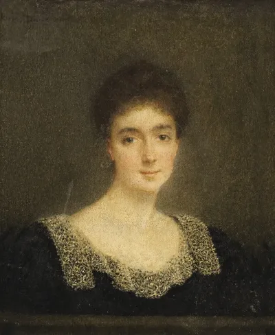 Presumed Portrait Of Marguerite De Schickler Countesse Hubert De Pourtales