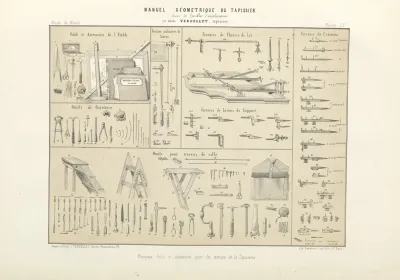 Principaux Outils Et Accessoires Pour Les Travaux De La Tapisserie