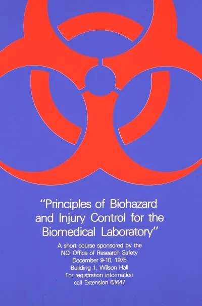 Principles Of Biohazard And Injury Control For The Biomedical Laboratory
