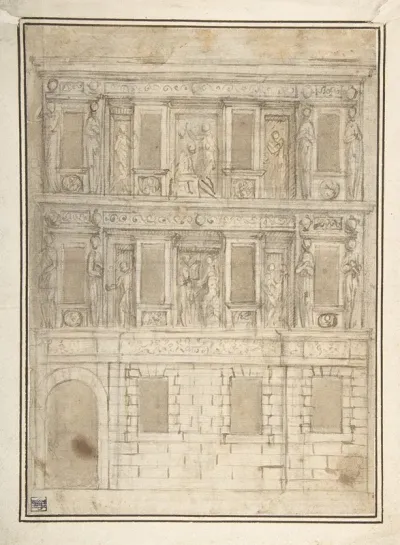 Project For A Facade Decoration