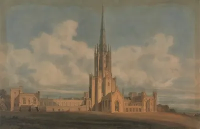 Projected Design For Fonthill Abbey Wiltshire