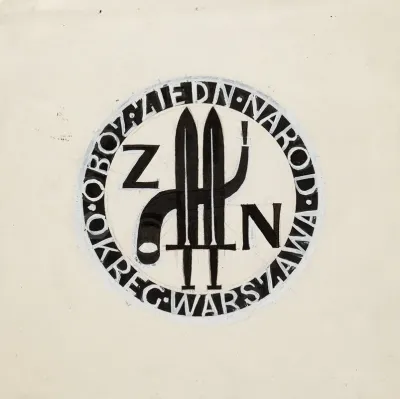 Projekt Znaku Obozu Zjednoczenia Narodowego