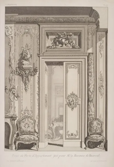 Projet De Porte Dappartement Fait Pour Me La Baronne De Bezenvaul