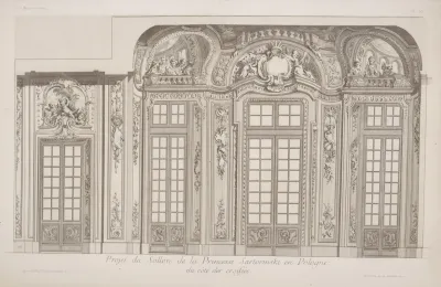 Projet Du Sallon De La Princesse Sartorinski En Pologne Du Cote Des Croisees