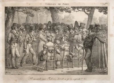 Promenade In The Tuileries What Are They Looking At