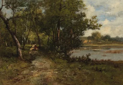 Promenade On The Riverbank