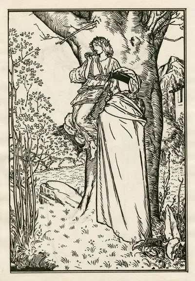 Prospero And Ariel From Act 1 Scene 2 Of The Tempest