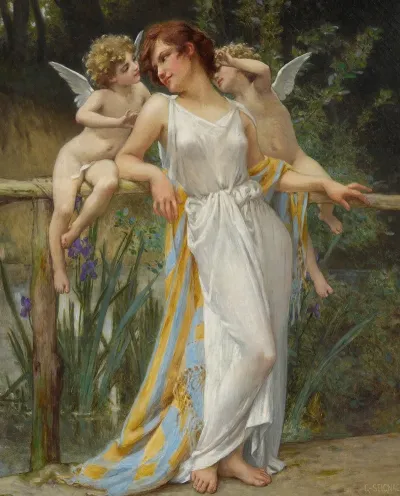 Psyche With Putti