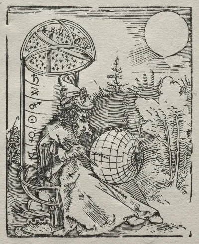 Ptolemaeus Mit Dem Himmelsglobus