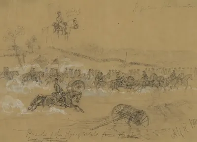 Pursuit Of The Flying Rebels From Yorktown Sunday Morning