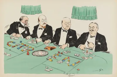 Quatre Personnages Au Casino