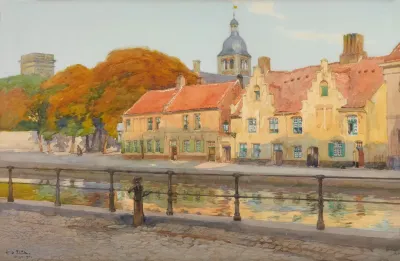 Quay In Bruges