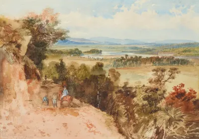 Rangitikei From Westoe W Fox Esqs Station